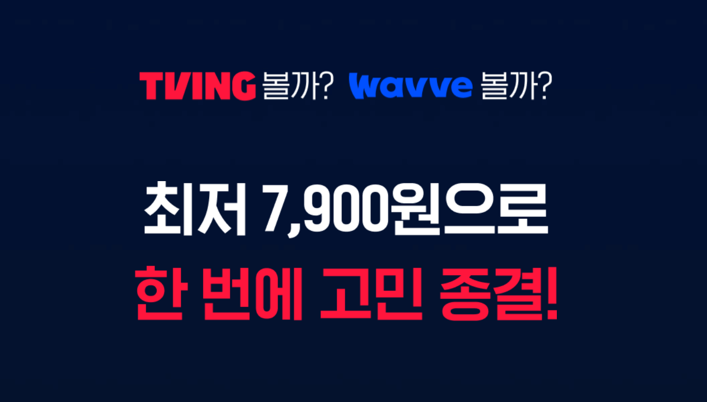 티빙웨이브더블이용권