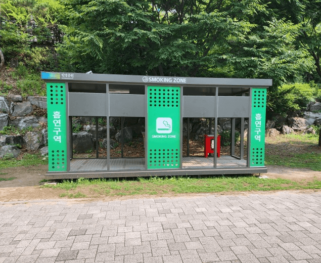 여의도 한강공원 흡연장