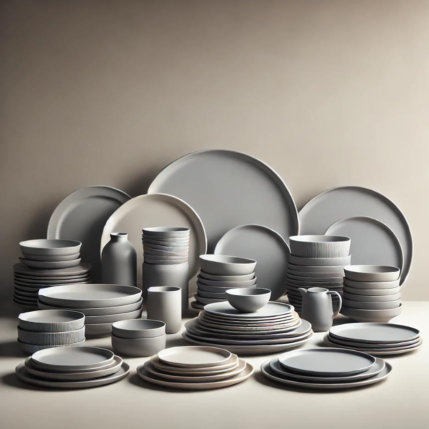 회색 접시만 모여 있는 꿈