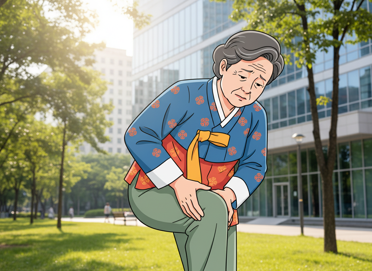 무릎 오금 통증 원인 진료과 찾기 어디아파 앱 어플