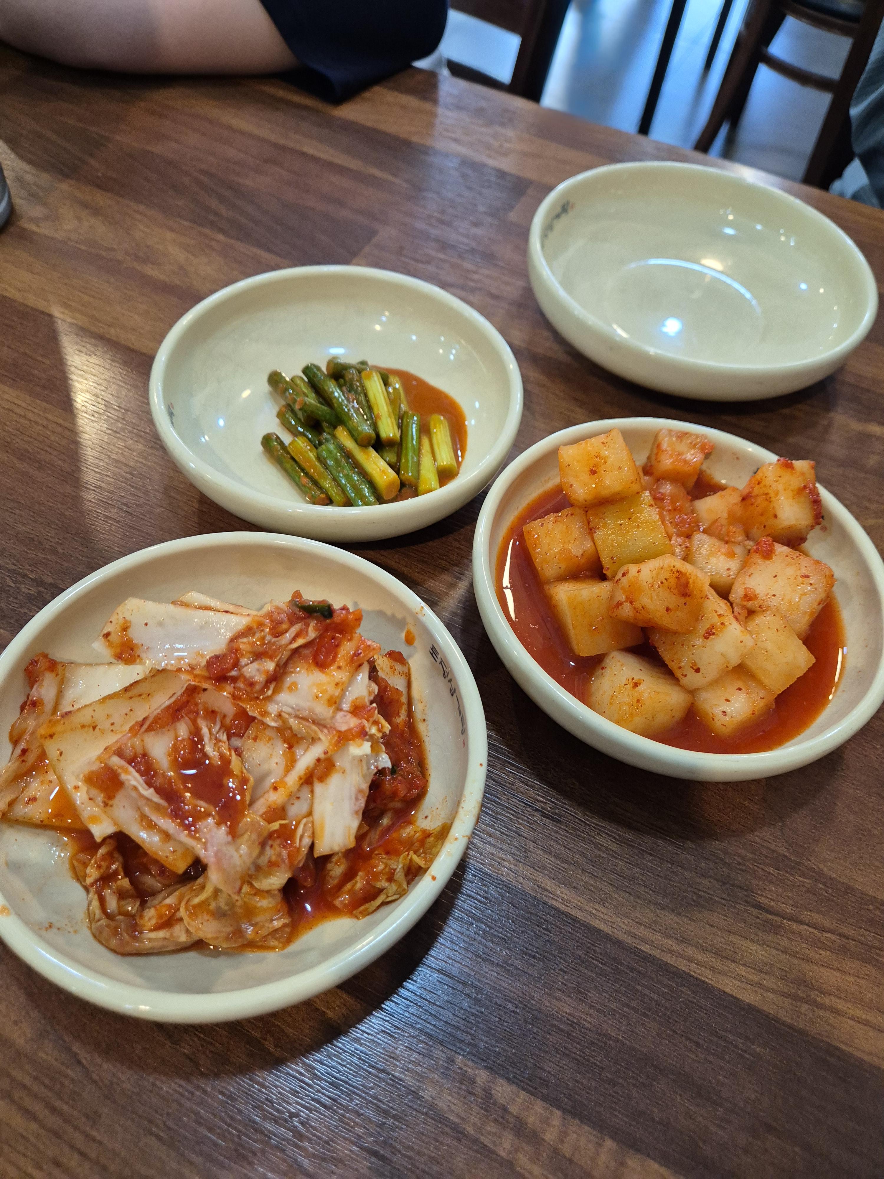 토정삼계탕 반찬