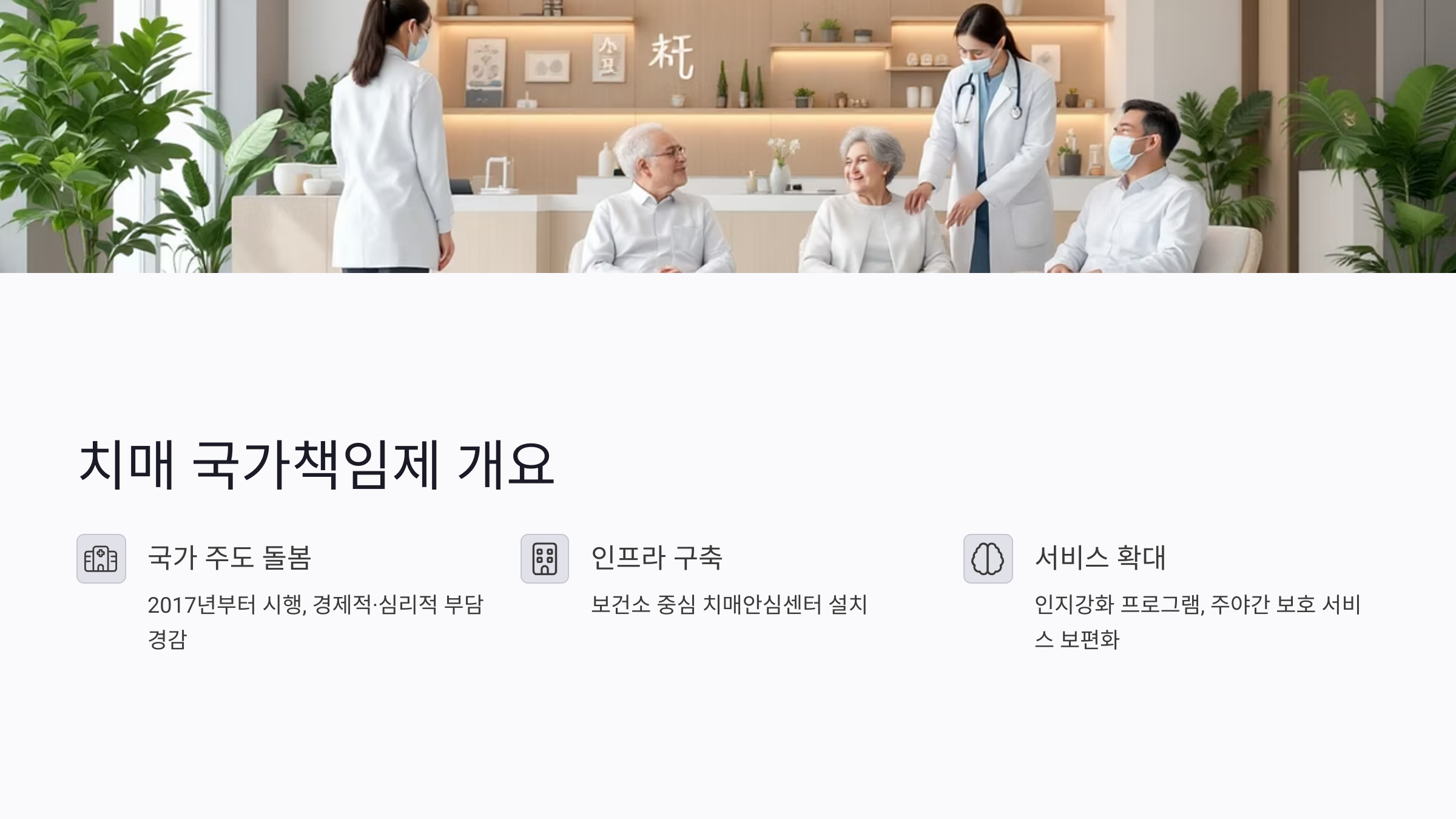 치매 국가책임제와 정부 복지정책 요약