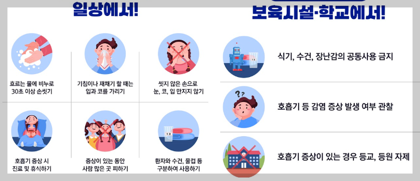 폐렴 예방수칙