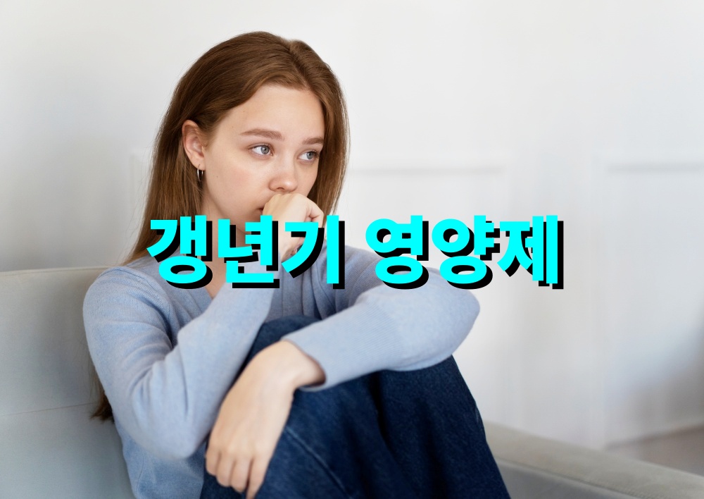 갱년기 영양제 기능성 후기 없이 50대