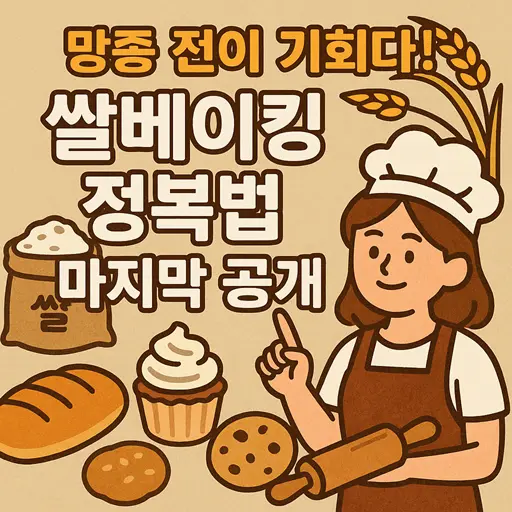 망종 전 쌀베이킹 노하우 7단계