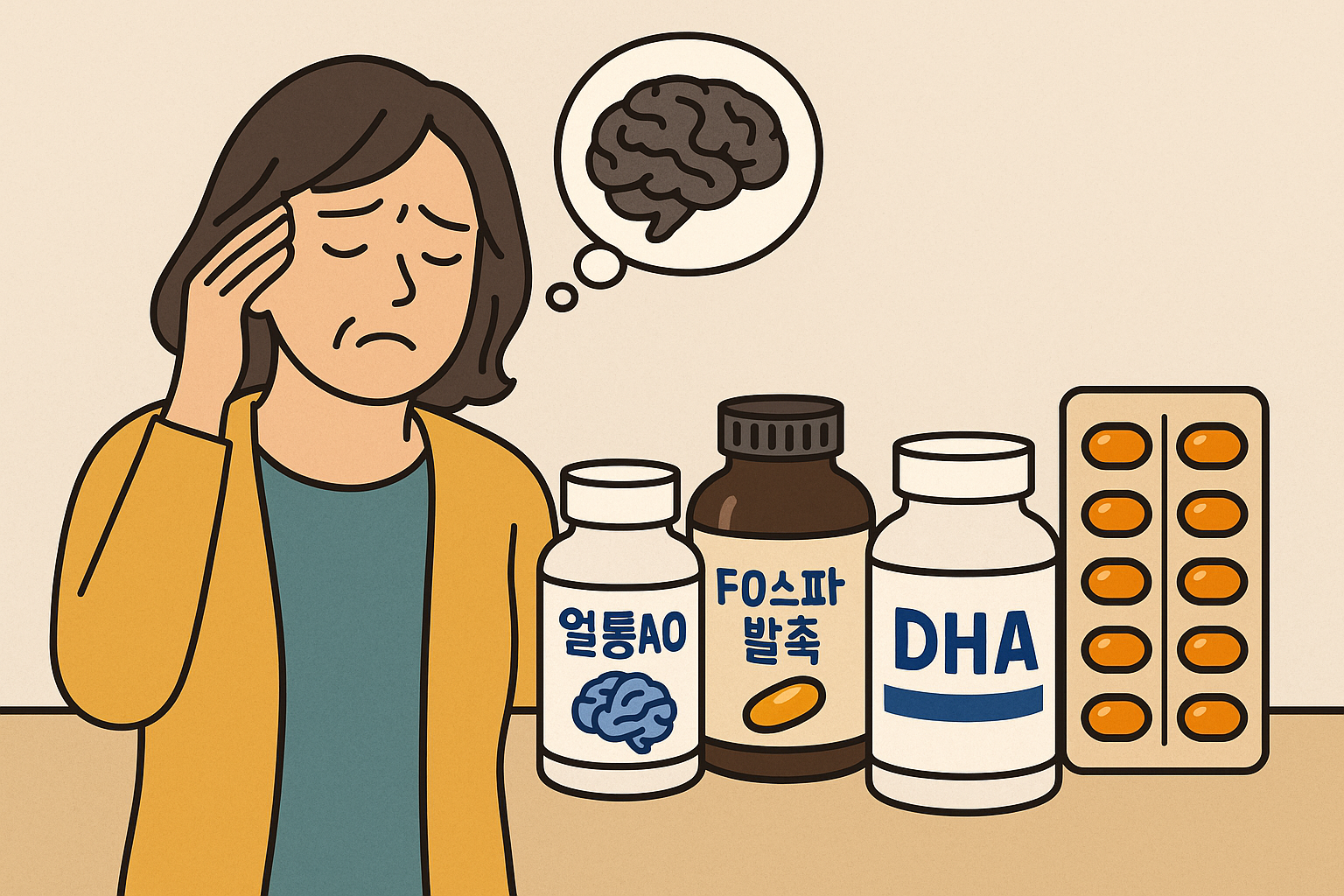 50대 기억력감퇴 뇌건강 영양제