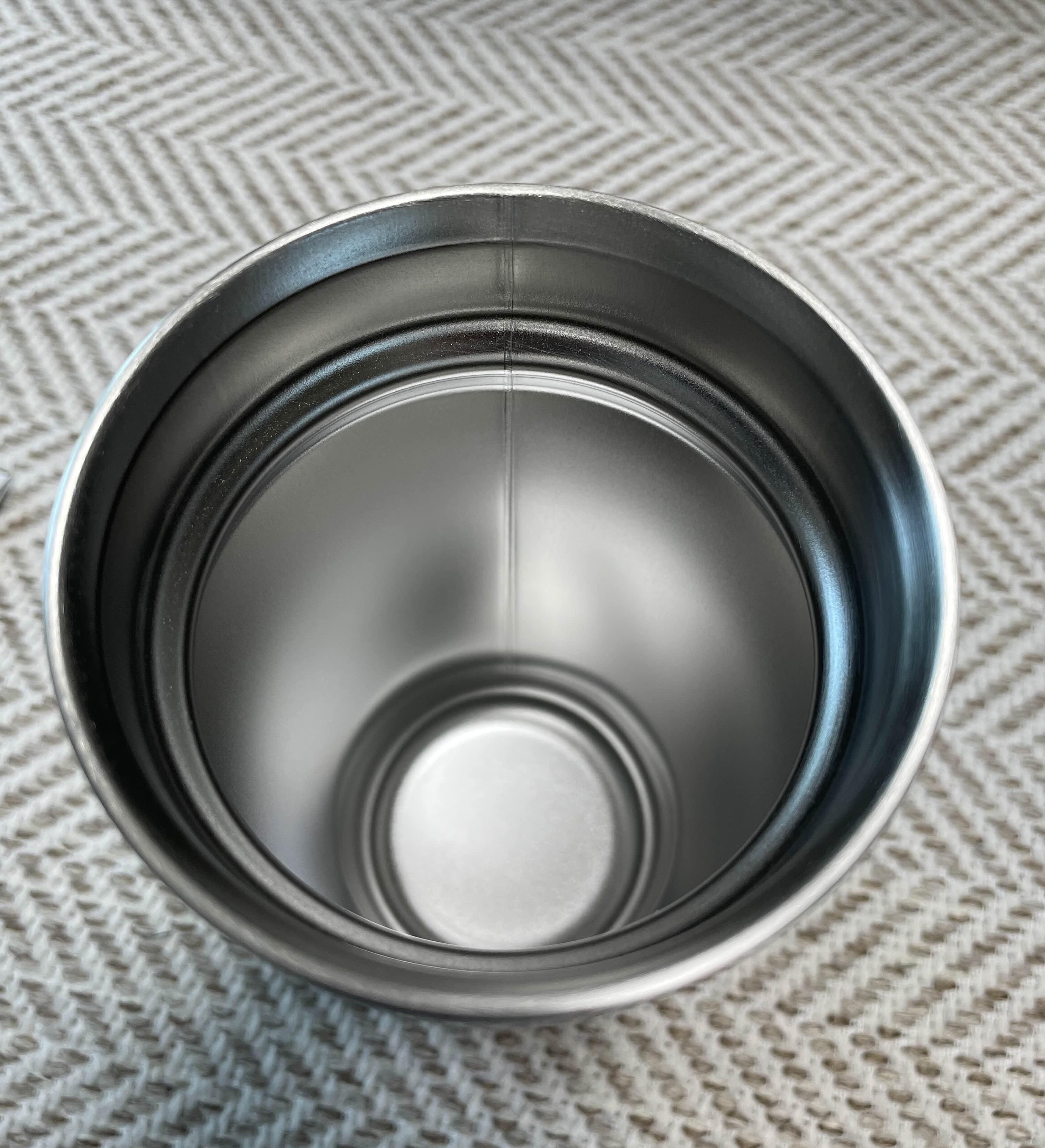 스타벅스 SS 그린 스탠리 아이슬란드 텀블러 내부 용접 라인 사진