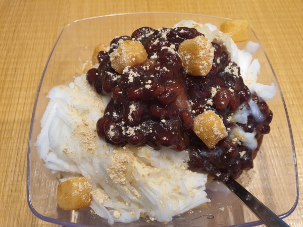 파리바게뜨 카페 팥빙수