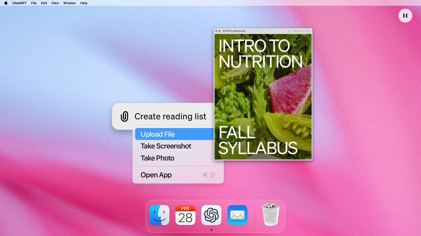 맥북용 챗GPT 앱 다운로드 및 설치 방법