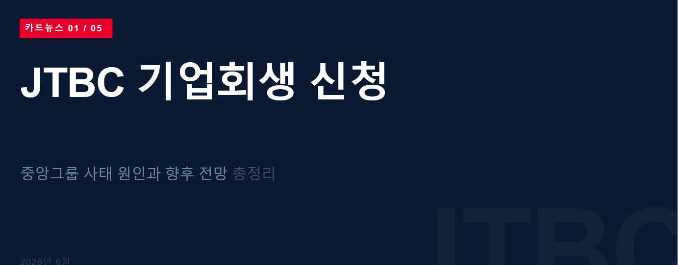 JTBC까지 무너졌다 계열사 5곳 회생절차 들어간 중앙그룹, 회생 가능성 분석과 향후 전망 참고 이미지 2