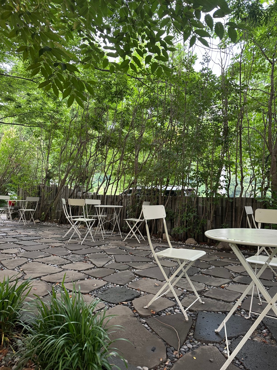 에트글라스 카페 야외 테라스 사진