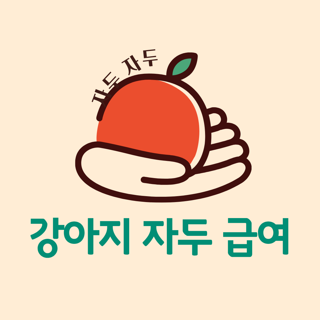 강아지 자두 급여