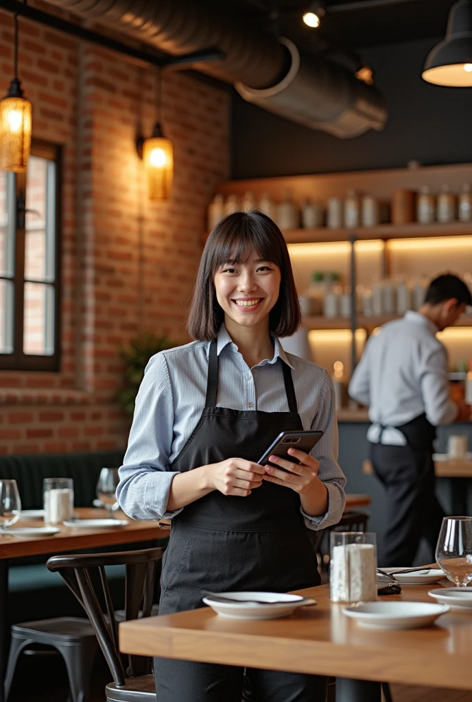 처음 자영업을 시작하는 여자 이미지