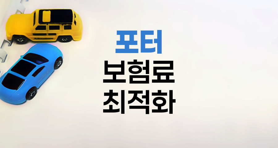 포터 보험료 최적화 전략