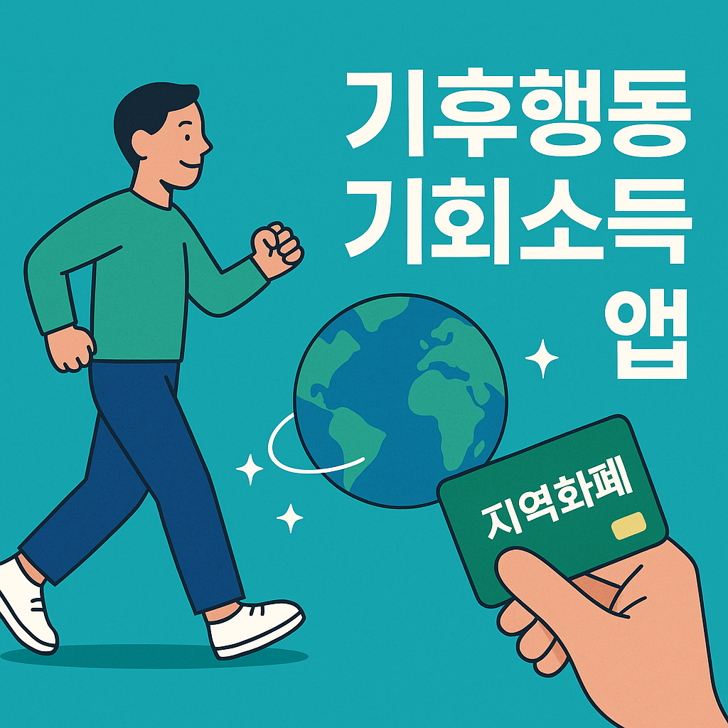 경기도민 필수! 기후행동기회소득 앱으로 돈 버는 법