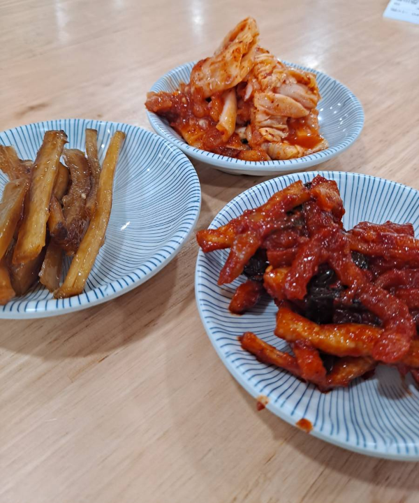 문막휴게소 푸드코트 3종반찬