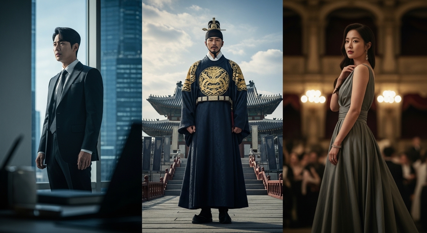 2025년 방송 3사 연기대상의 유력한 대상 후보 배우들의 연기 장면