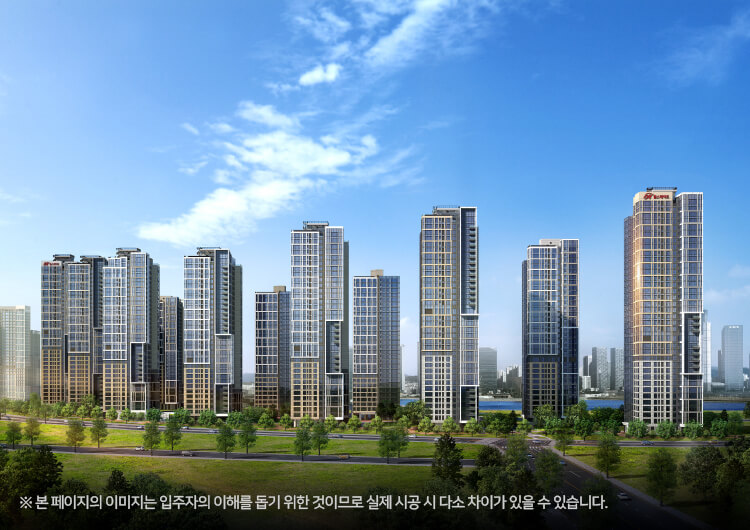 힐스테이트 레이크 송도 4차 조감도