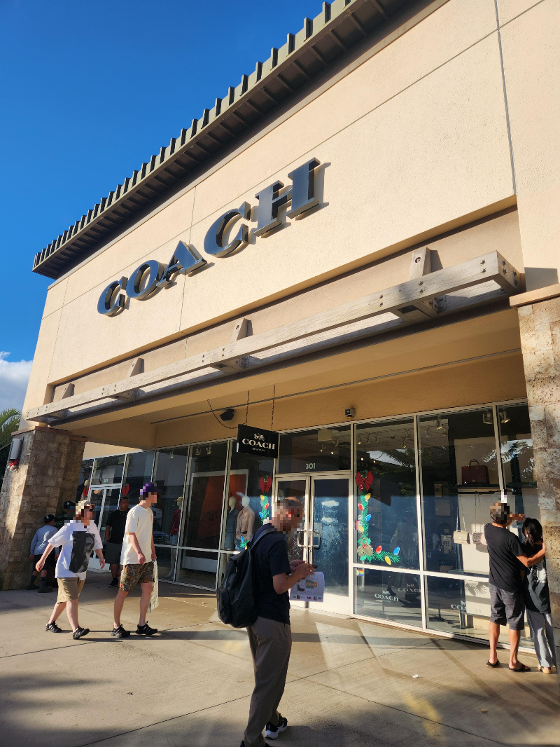 하와이 와이켈레 프리미엄 아울렛 코치