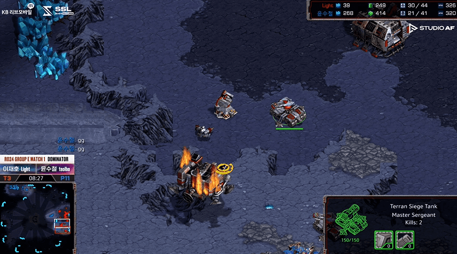 SSL 스타리그 24강 E조 1경기 마무리
