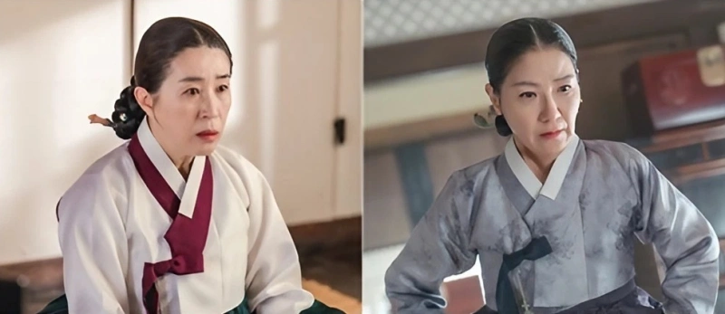 밤에 피는 꽃에서 출연한 김미경, 서이숙