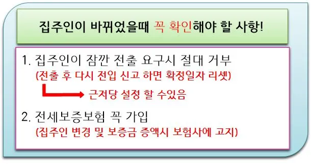 새 집주인 전출 요구