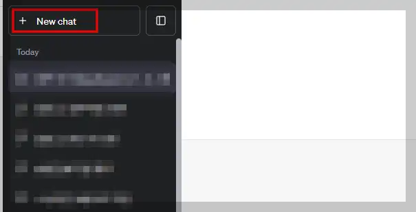 ChatGPT New chat