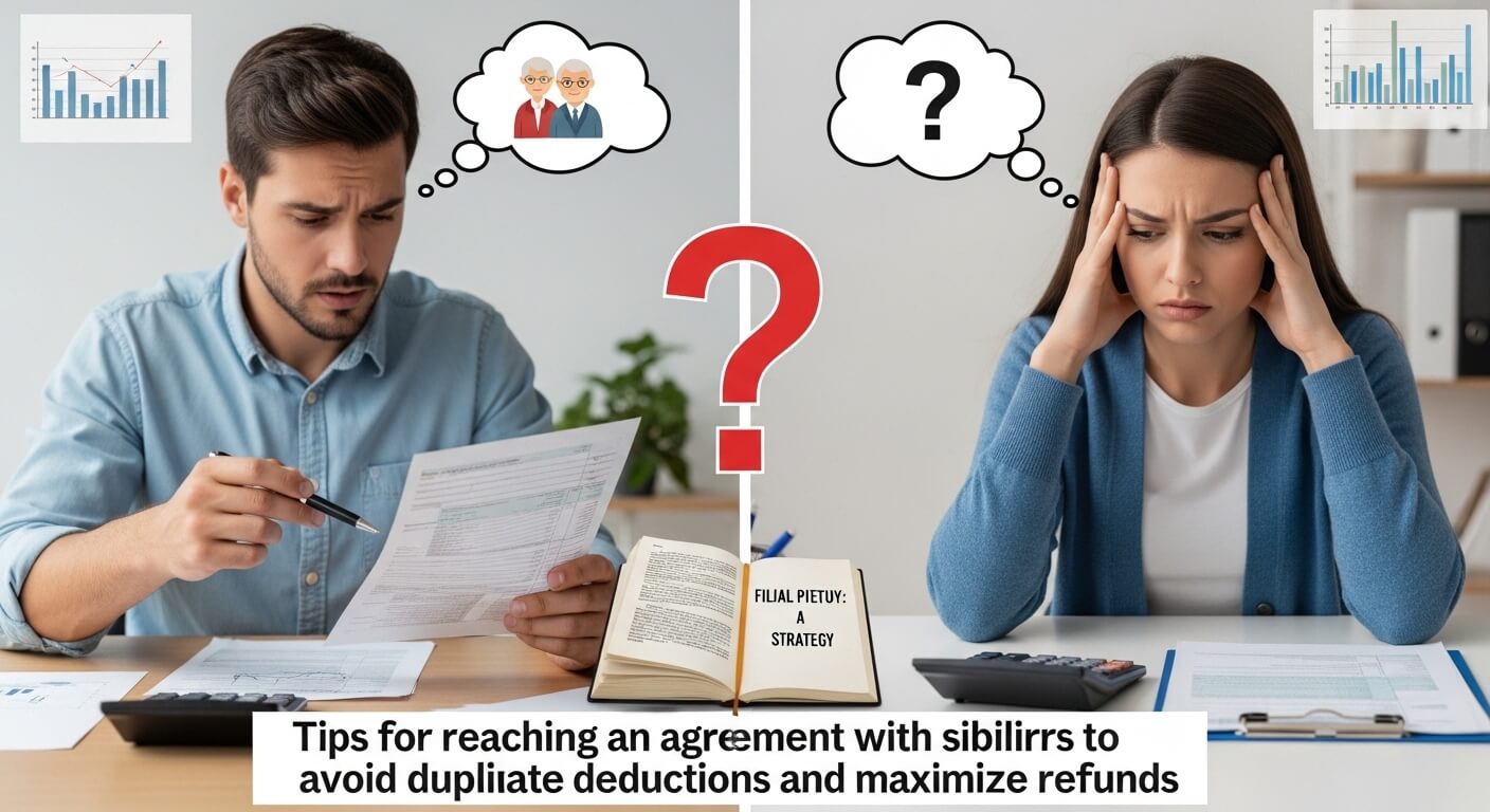 "따로 사는 부모님 인적공제, 형제 중 누가 받는 게 이득일까?" : 효도도 전략이다! 중복 공제 피하고 환급액 극대화하는 형제간 합의 요령.