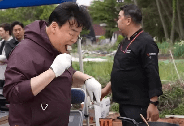 백종원 예산 맥주페스티벌 준비 중인 모습