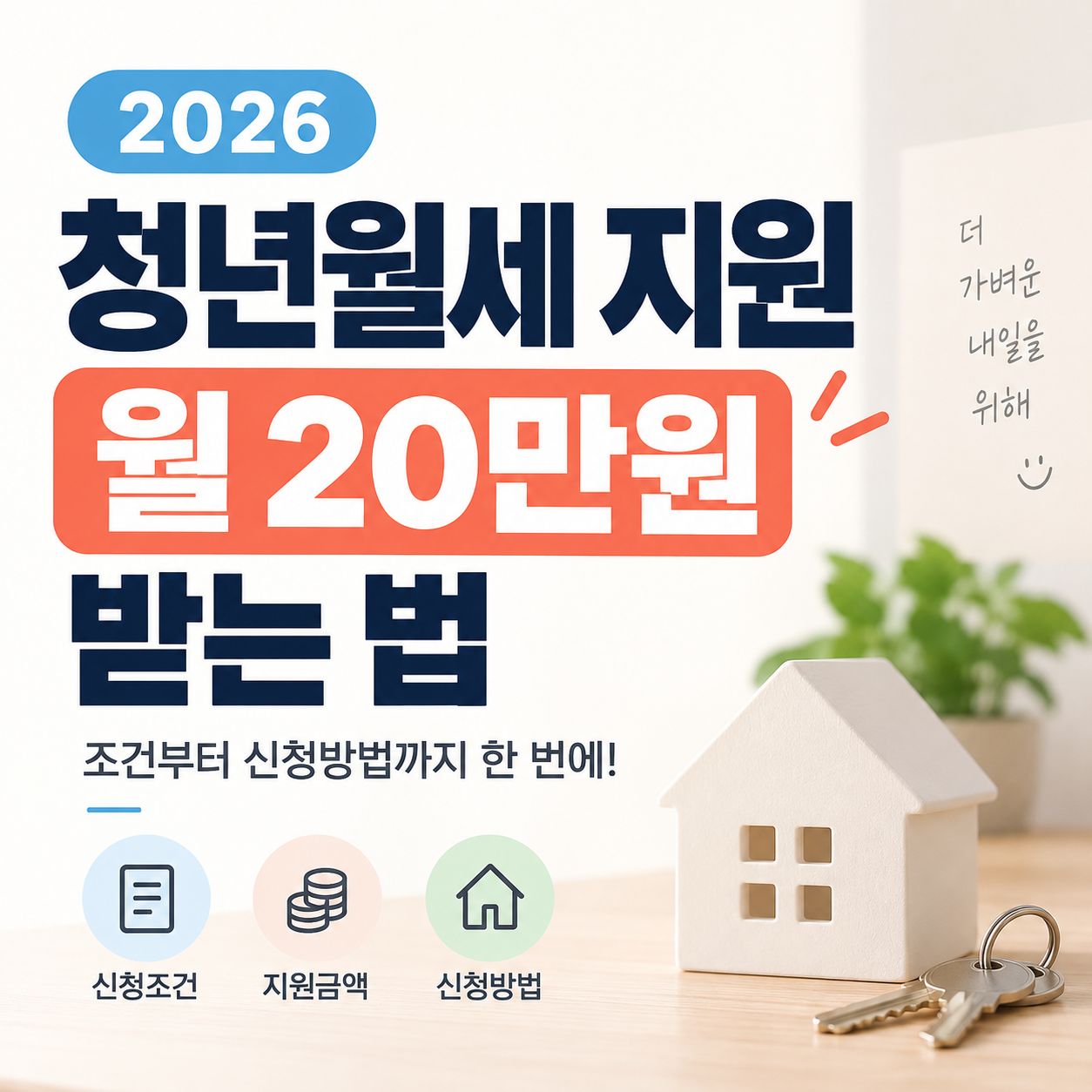 2026 청년월세 지원 월 20만원 받는 법