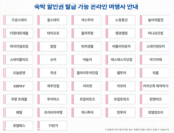 숙박 세일 페스타 3만원 할인쿠폰, 추가1만원 다운로드 , 쿠폰 사용 여행사