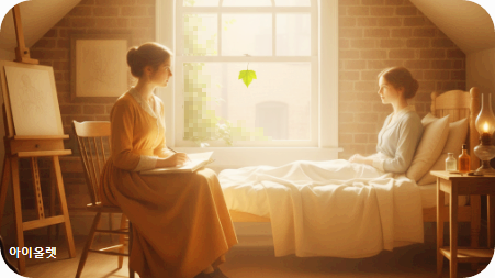 한 장의 잎으로 붙든 희망, 그리니치빌리지의 아침