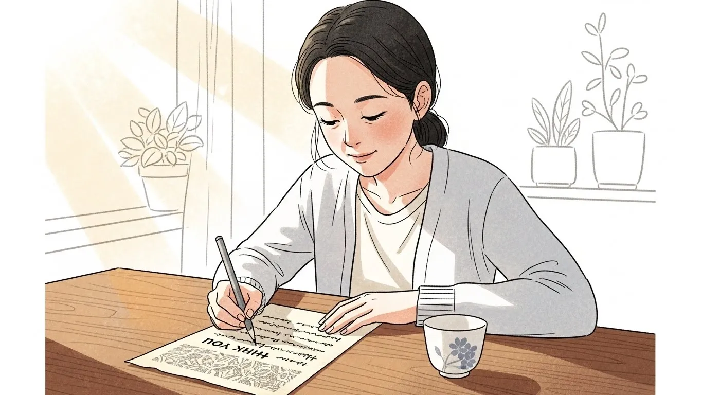 감사의 진심을 담는 방법