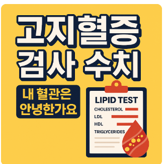 고지혈증 검사수치