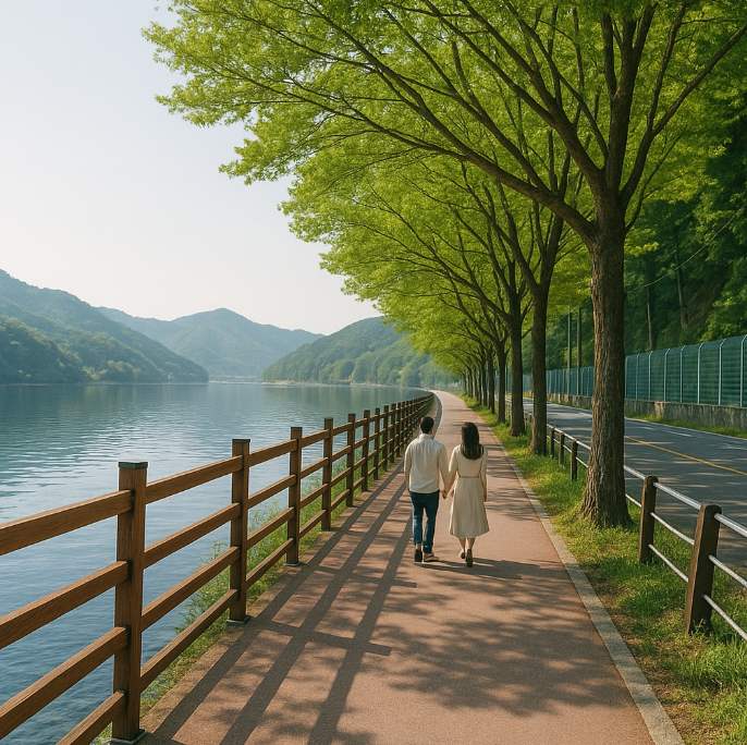 대청호반 산책 사진