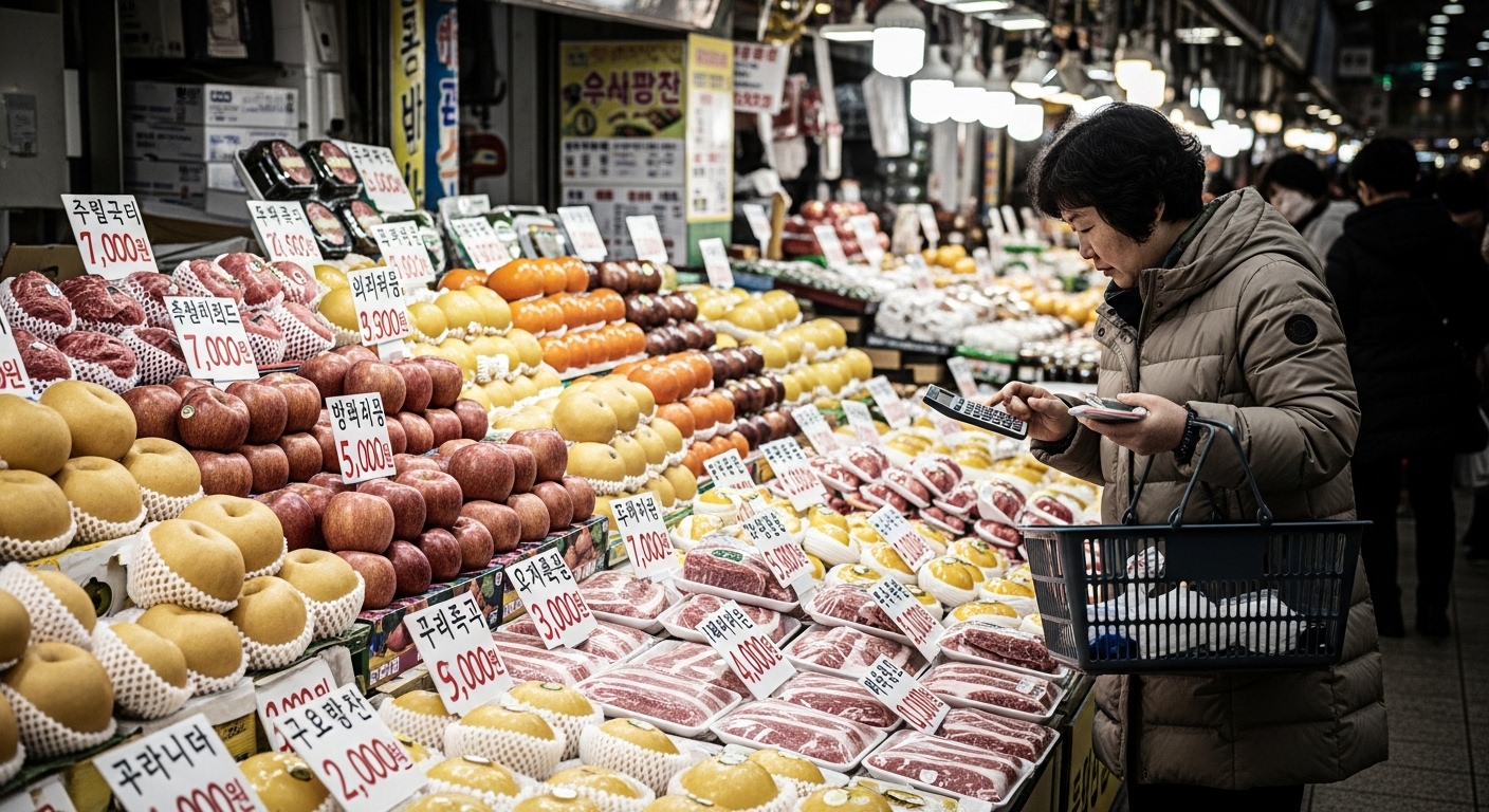 설 장바구니 물가 폭등