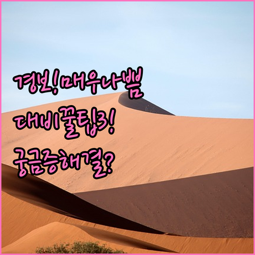 매우 나쁨 등급 미세먼지 대비법과 자..