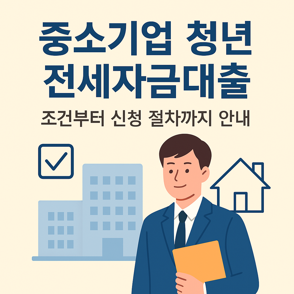 중소기업 취업청년 전세자금대출 조건과 신청 절차 요약
