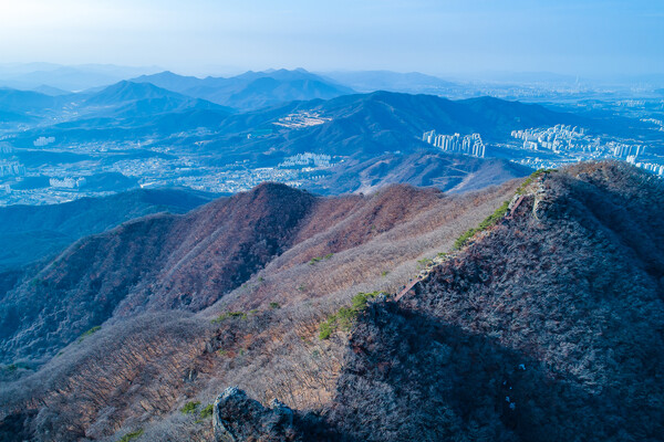 천마산 등산코스 지도