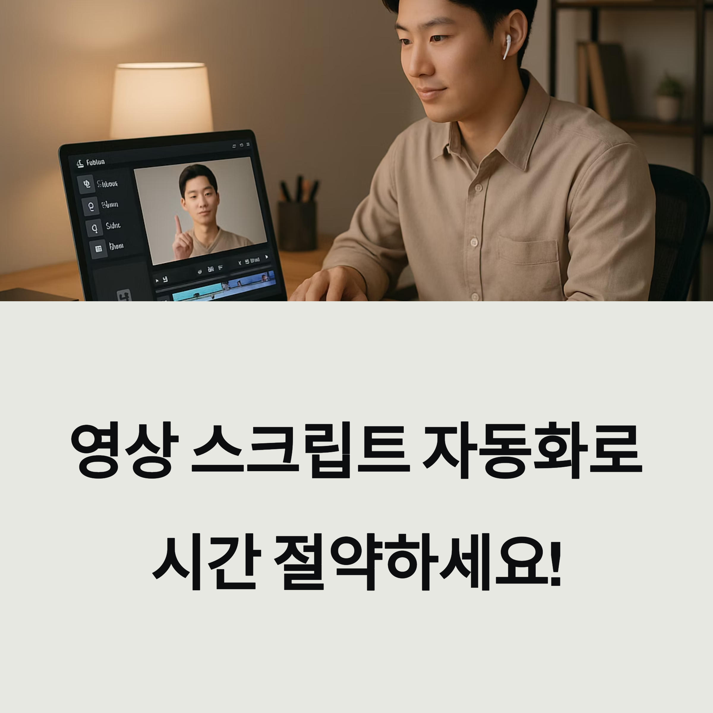 영상 제작, 아직도 수작업으로 하시나요?
ChatGPT·Lumen5·Descript를 활용해 스크립트부터 편집까지 자동화하는 비결을 알려드릴께요.