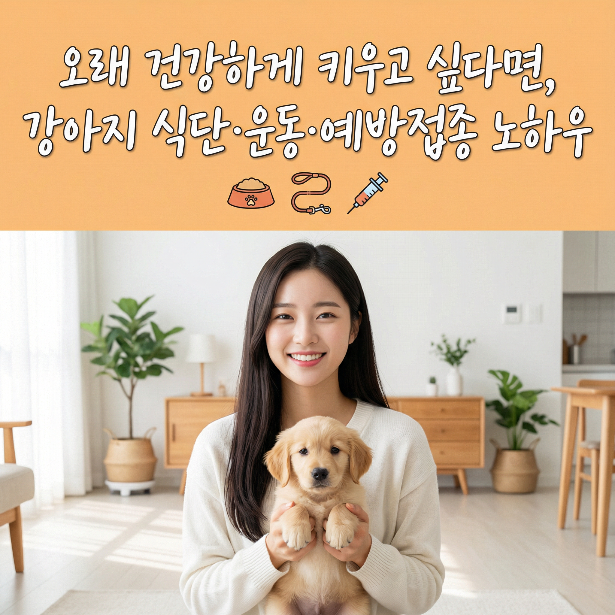 오래 건강하게 키우고 싶다면 | 강아지 식단·운동·예방접종 노하우