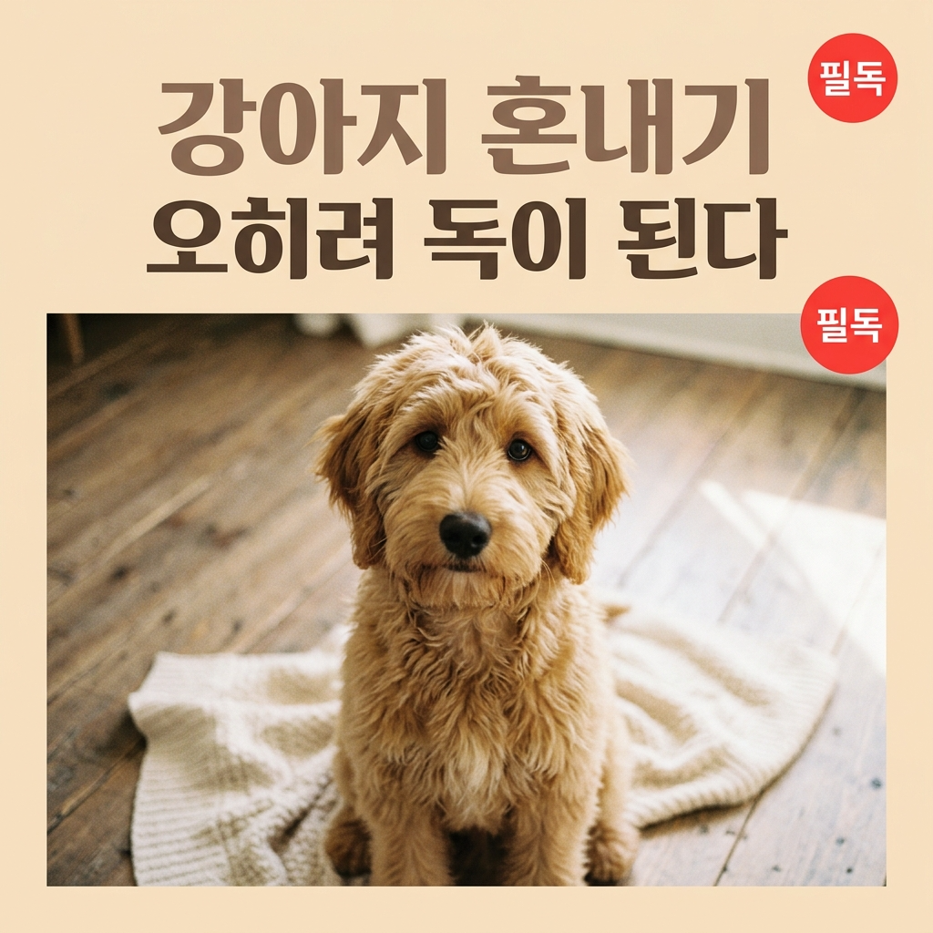 강아지 혼내는 게 오히려 독이 되는 경우, 훈련 전 반드시 읽으세요