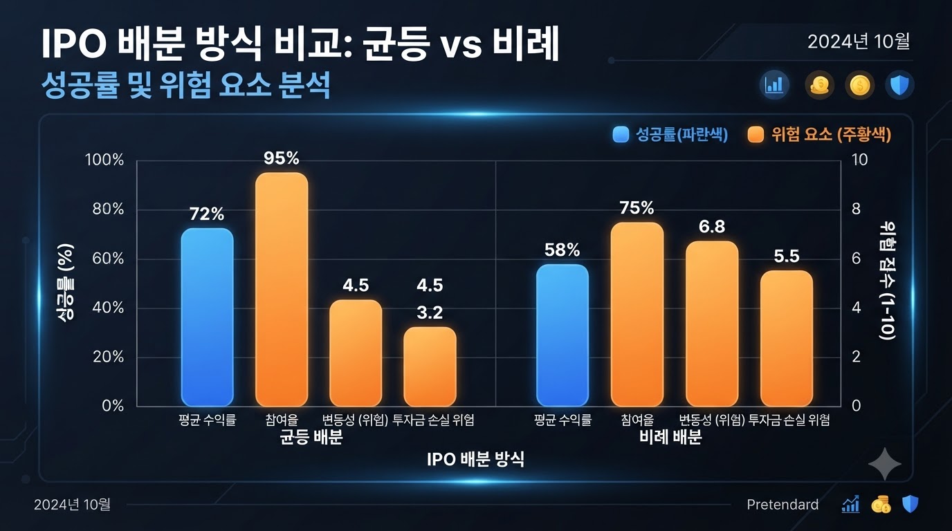 균등 비례 배정 투자 통계