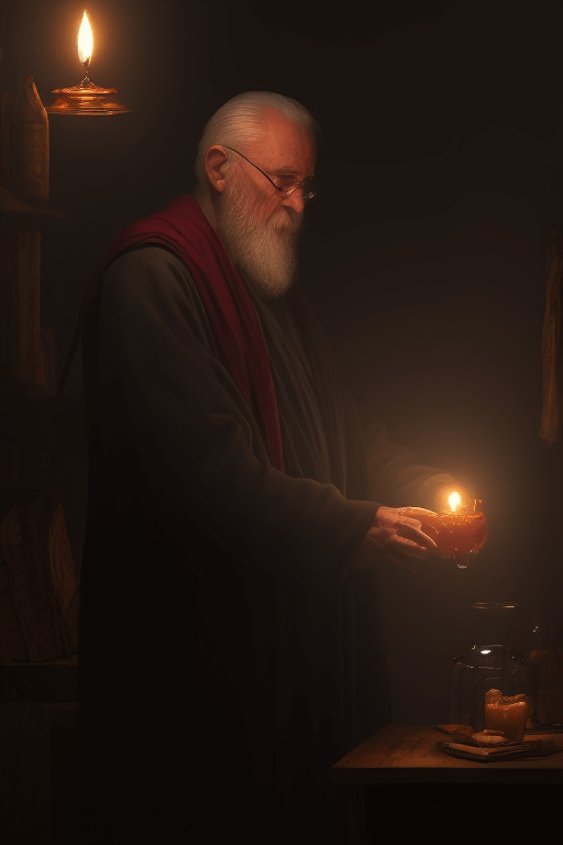 Playground AI로 생성한 그림(2) - 마법사