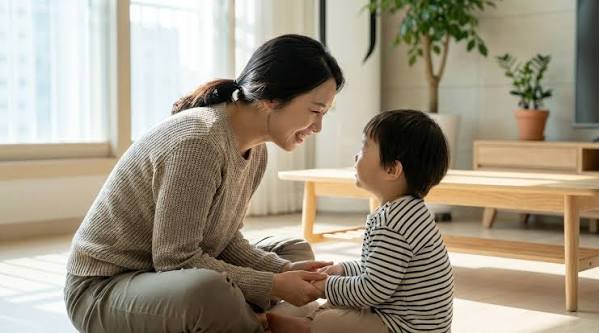 아이에게 중요한 것은 말보다 엄마의 표정과 목소리입니다