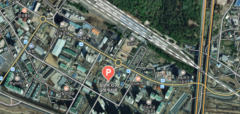 KTX 밀양역 주차장 정보 요금, 할인과 특징 : KTX 밀양역 시간표