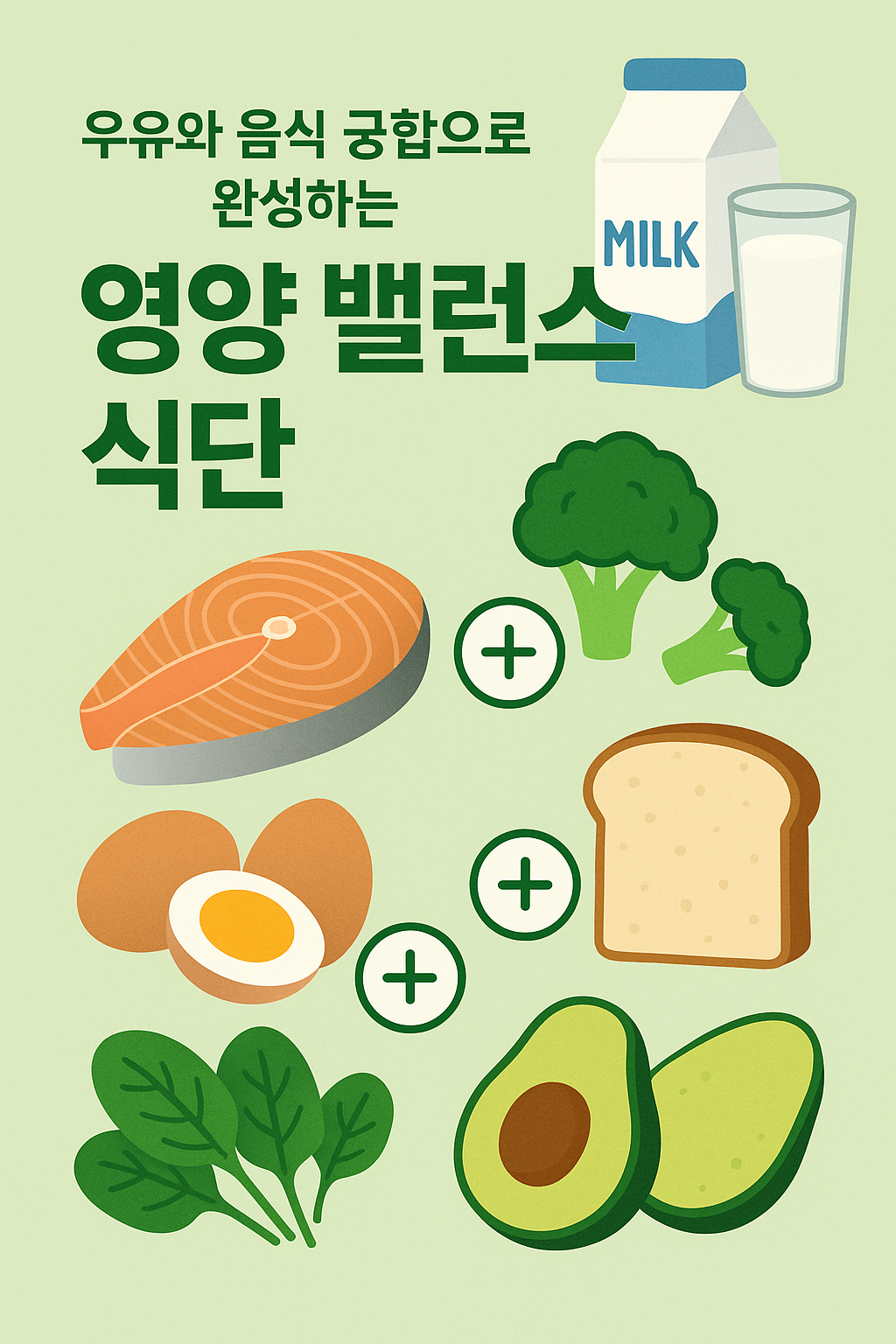 우유와 음식 궁합