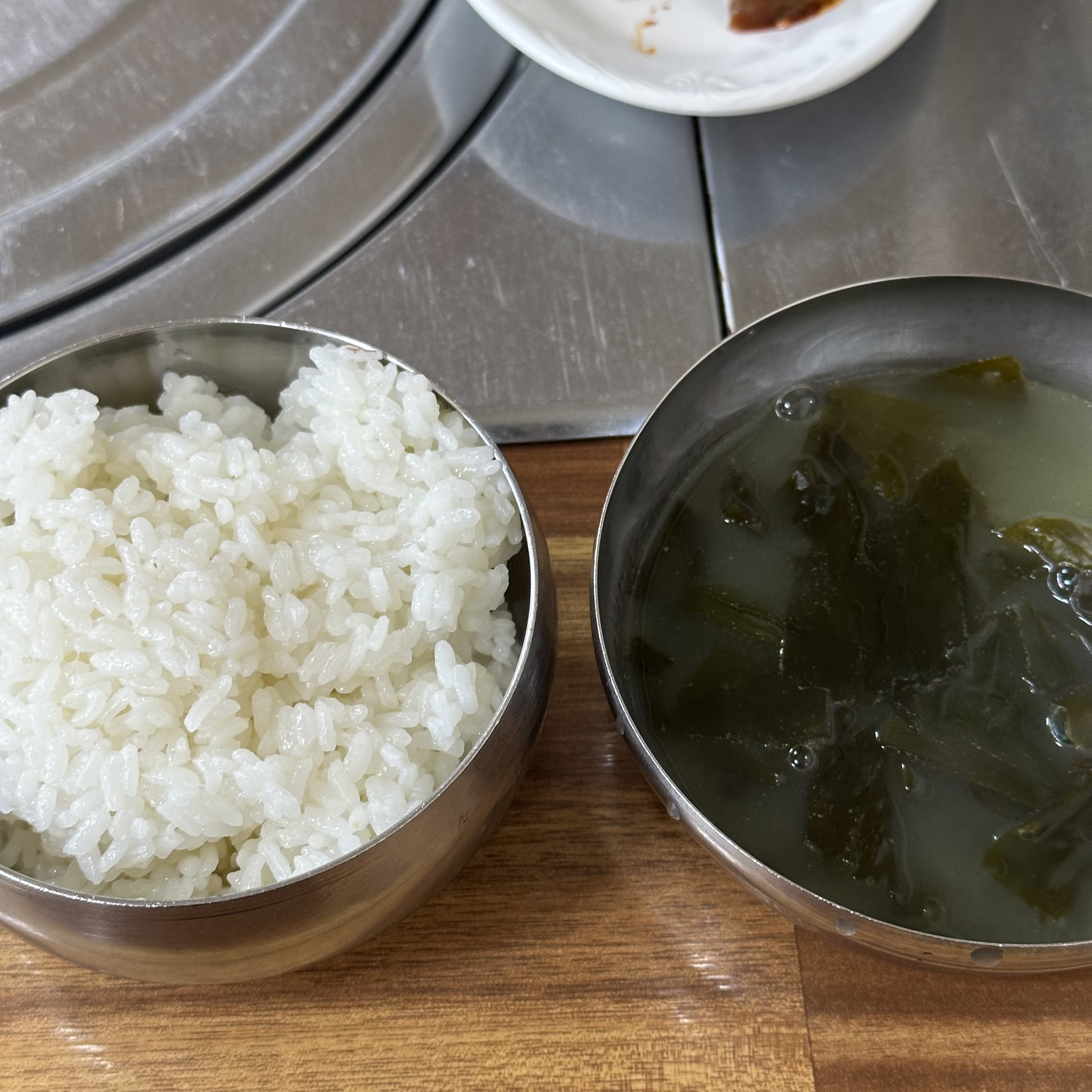 여수 웅천부일식당 미역국