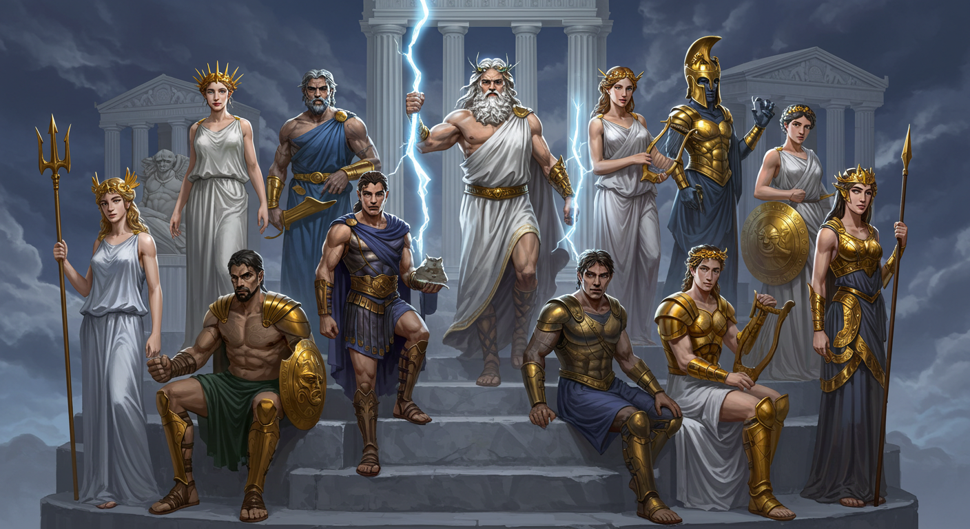 그리스 로마 신화 12신 완벽 정리: 신들의 세계를 지배한 이들