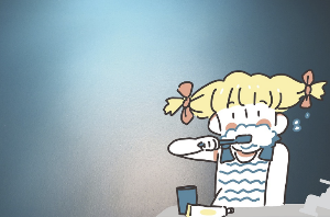 양치질을 싫어하는 아이